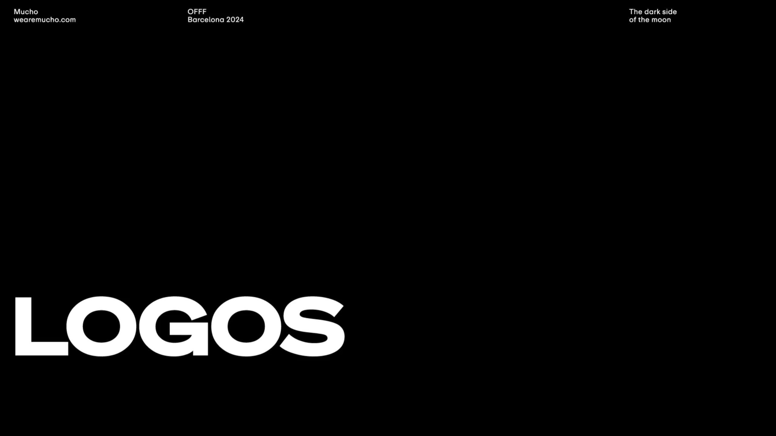 Mucho Brand Design Agency – OFFF Barcelona 2024 Agency Presentation